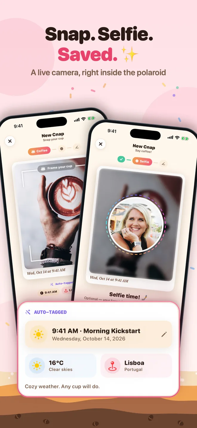 Snap. Selfie. Saved.: the live polaroid camera and the selfie bubble